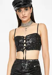 Sparkling Sin Sequin Top