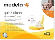 Medela 3 Boxes of Quick Clean Micro-Steam Bags. 5 Bags per Box