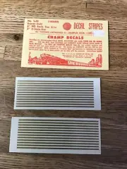 HO Champ Decals S-69 Bronze Gold Stripes