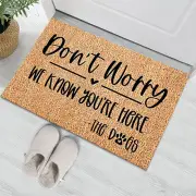 Indoor Outdoor Carpet Heavy-duty Rug Halloween-themed Welcome Mat for Front Door