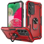For Samsung Galaxy A34 5G Ring Kickstand Phone Case PC+TPU ic Car Holder Phone Cover