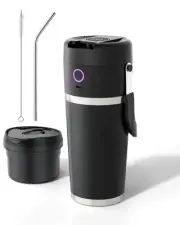 Portable Blender with Insulated Cup, Personal Blender for Smoothies, 11.1V hi...