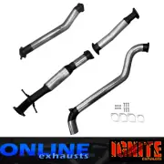3" DPF Back Exhaust For Ford Ranger PX2 PX3 Exhaust Stainless Steel With Hotdog
