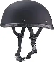 Vintage Motorcycle Half Helmet Slim Beanie Novelty Small Helmet for Adult Men Ladies Street Racing Motorbike Scooter Helmet DOT/ECE Approved Open Face Helmet