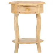 "Side Table 14.6""x14.6""x24"" Solid Mango Wood"
