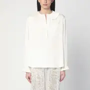 [Philosophy] Ivory shirt in fluid crêpe 44 IT Beige