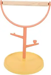 Safe Tabletop Bird Perch Stand for Parrots Stable Desktop Training Rack for Budgies Cockatiels and Finch Easy to Assemble Bird Perch for Home Use