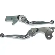PSR 17-00601-20 Chrome Journey Adjustable Clutch Brake Lever Set 18-Up Indian