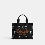Coach X Peanuts Snoopy Embroidered Cargo Tote 26