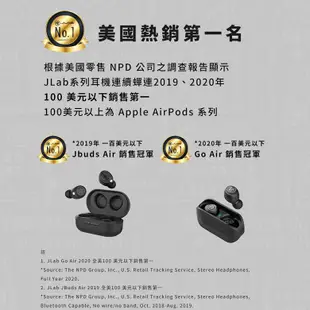 JLab Go Air POP真無線藍牙耳機(午夜黑)[免運][大買家]