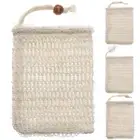 Bath Shower Exfoliator Blister Mesh Pouch Soap Saver Foaming Net Soap Saver Bag