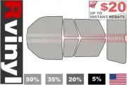 Rtint Precut Window Tint Kit for Mazda Navajo 1991-1994 Tinting Films