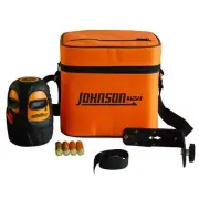 Johnson 40-6636 Self-Leveling 360-Degree Line/Dot Laser w/Case and Brackets