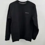 Patagonia Fitz Roy Icon Uprisal Crew Sweatshirt Mens L Womens XL Ink Black NWT