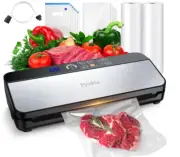 Vacuum Sealer Machine, Food Sealer Machine 80KPA Automatic 8-IN-1