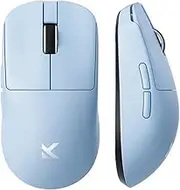 MCHOSE L7 Ultra Wireless Gaming Mouse, PAW3950 42K Sensor, Wireless/Wired Dual 8K Polling, Ultra-Light Weight 2.4GHz RF/BT/Wired Tri-Mode Connection (Blue)