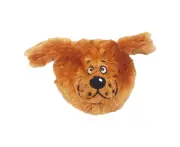 Pet Bouncing Jump Ball Cartoon Animal Sound Vibration Electric Bouncing Plush Toy for Dogs Brown Haired Dog