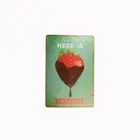 3x Tin Sign CHOCOLATE STRAWBERRY Sprint Drink Bar Whisky Rustic Look