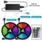 WiFi LED Strip Light RGB 5050 2835 12V Flexible Ribbon WiFi Contoller+powre kit
