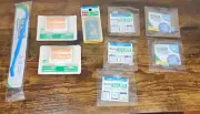 LOT GUM 614 Proxabrush Handle & Go-Betweens 22 Brush Refills Tapered/Wide
