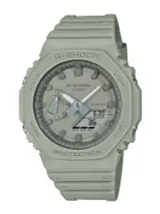 Casio G Shock Green Digital And Analogue Watch GA2100NC-3A