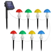 Solar Mushroom Lights Outdoor Garden 8 Modes for Yard, Lawn, Pathway,4237