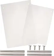 CRILSTYLEO Acrylic Nail Art Display Board Stand Nail Art Sample Display 2pcs for Salon