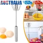_ Stainless Steel Egg Beater Hand Push Whisk Mixer 10/12/14 Inch Manual Whisk