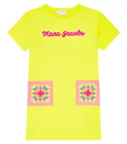 [Marc Jacobs Kids] Marc Jacobs Kids Embroidered cotton dress Y 12 yellow