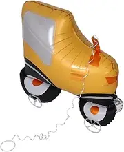 Milisten Rolling Vehicle Balloon Toy Engineering Vehicle Birthday Party Decoration High Simulation Tractor Balloon Inflatable Party Decoration For Kids