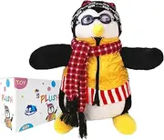 Penguin Hugsy Stuffed Plush， TV Penguin Joey's Friends HUGSY Plush Penguin Rachel Stuffed Doll Toy for Kids Birthday Gift