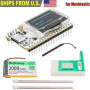 ESP32 LoRa V3 Module Board with 3000mAh Battery +915MHz Antenna+Case for Arduino