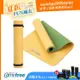 Comefree康芙麗瑜珈墊－6mm雙色觸感瑜珈彈力墊（附綁帶）－芥黃/草綠－台灣製