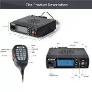 Baojie BJ-218 Mobile Radio 144/430MHz 25W Power Dual Band Mini Car Transciver