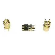 1 x PCB Mount RP-SMA Male PLUG Coaxial Gold RF Straight Connector Adapter USA
