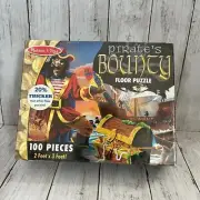 Melissa & Doug Pirate's Bounty Floor Puzzle - 100 Piece Puzzle New Sealed in Box