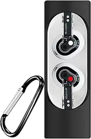 USTIYA Case for Nothing Ear Stick Case Cover Protective Silicone Case with Keychain (Black)