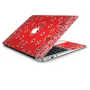 Skin Wrap for Macbook Air 11 Inch, Red Bandana