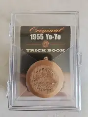 Original 1955 Duncan Yo-Yo Wood Grain Tournament Tips Trick Book Case From 2011