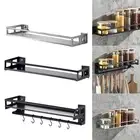 Refrigerator Shelf Hook Rack Safe Convenient Design Black Part Name Spice Rack