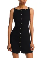 Wayf Alice Button Front Mini Dress