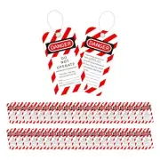 Lockout Tagout Tags, 3 X 5.75-Inch, 40 Danger Do Not Operate Tags with 404827