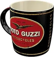 Nostalgic-Art Retro Coffee Mug 330ml Moto Guzzi - Logo Motorcycles - Gift Idea for Bikers Original Licensed Product (OLP) Ceramic Mug for Coffee Vintage Design