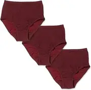 [Valair] Women's Full Cut Soft Cotton Brief Panty - Pack of 3 -