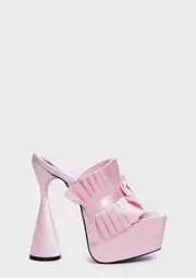 [Sugar Thrillz] Her Majesty Satin Mules