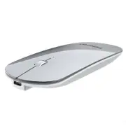 Bluetooth Mouse, Slim Mini Portable Flat Travel Wireless Mouse Rechargeable Q...