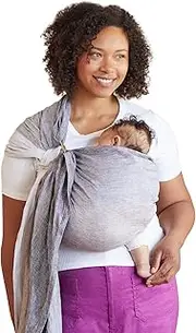 LÍLLÉbaby Ring Sling w/Removable Pocket, Nimbus w/Gold