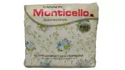 NRFP Vintage Cannon Monticello Floral Print Full Fitted Sheet USA