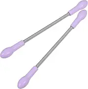CLISPEED 2Pcs Portable Spring Epilator Hair Threading Tool for Quick Facial Hair Removal for Home Use Minimal Skin Irritation Travel Friendly Random Color