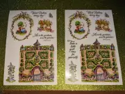 PSX Designs Stickers English Garden Floral 2 sheets (1 partial)